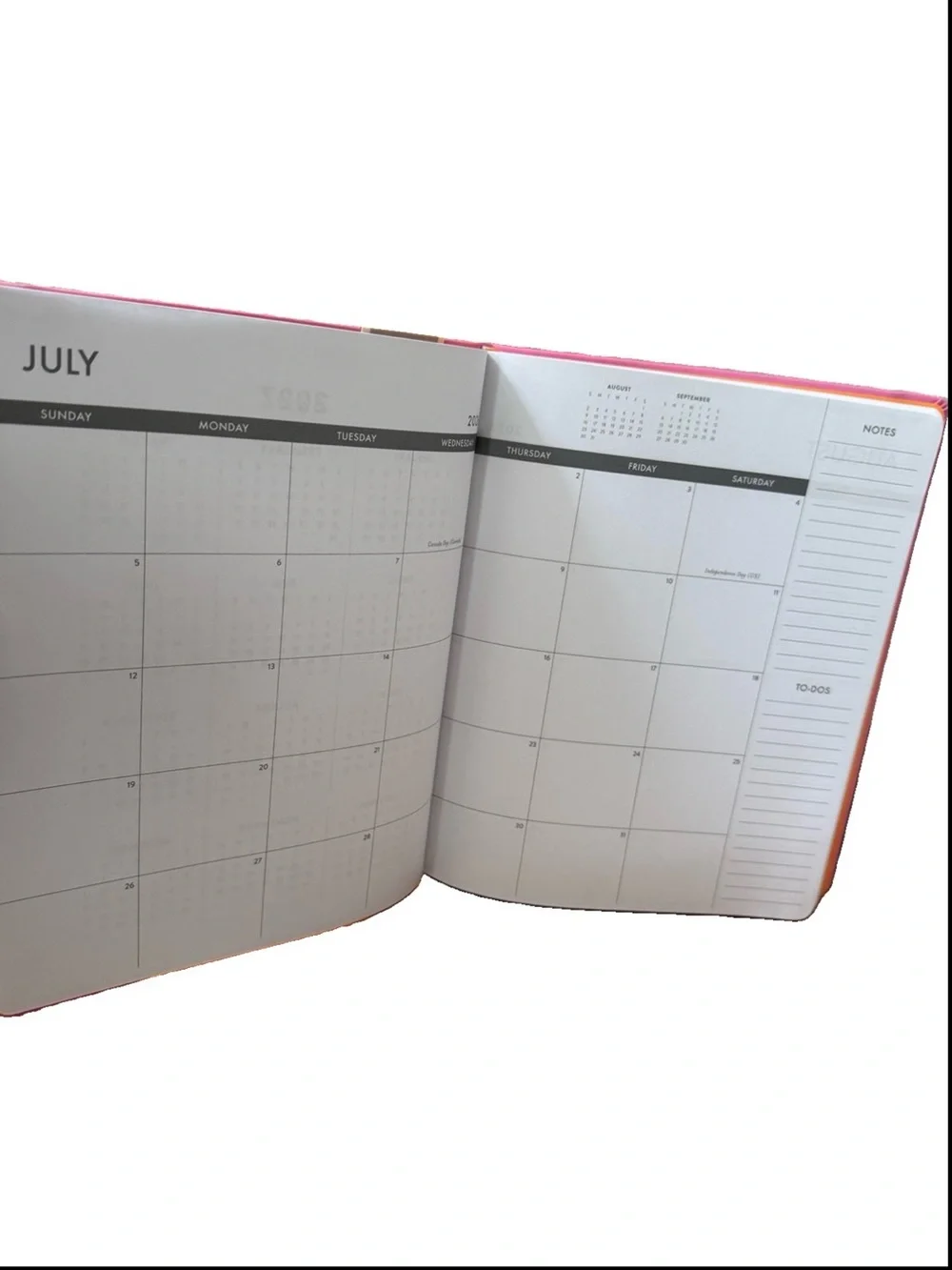 Eccolo Planner 2026- 2027 18-Month Weekly & Monthly Planner Faux Leather 10x8”